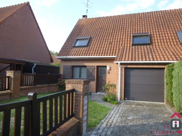 PHALEMPIN, SEMI INDIVIDUELLE DE 76 M² HABITABLES, SUR 209M² DE TERRAIN.