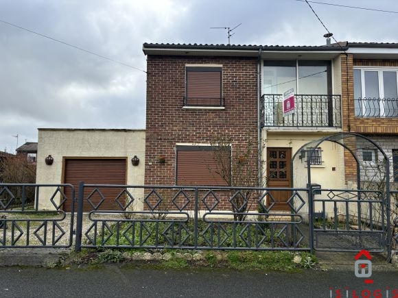 THUMERIES, SEMI INDIVIDUELLE, 89M² HABITABLES, SUR 388M² DE TERRAIN.